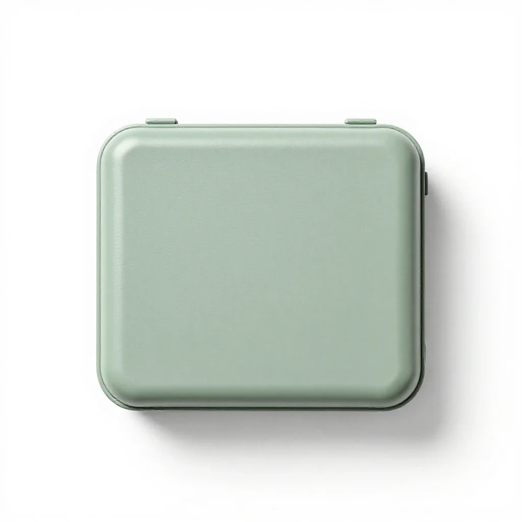 Attache case isolated on a white background