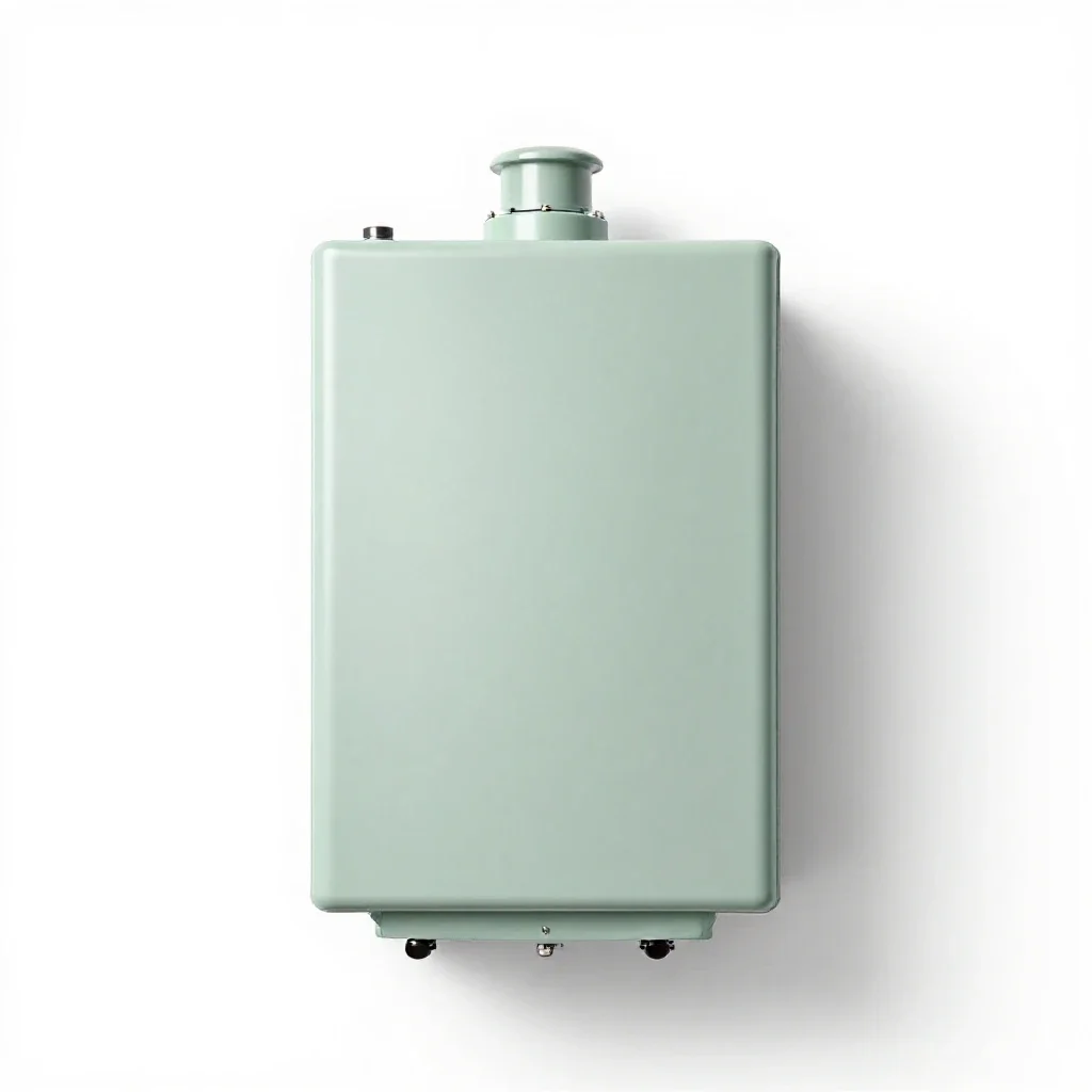 Auxiliary boiler isolated on a white background