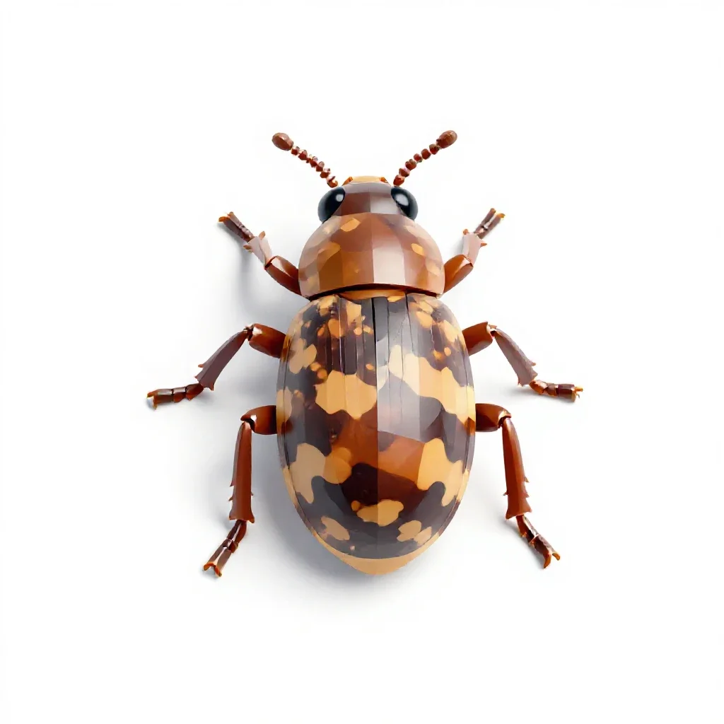 Bean weevil isolated on a white background