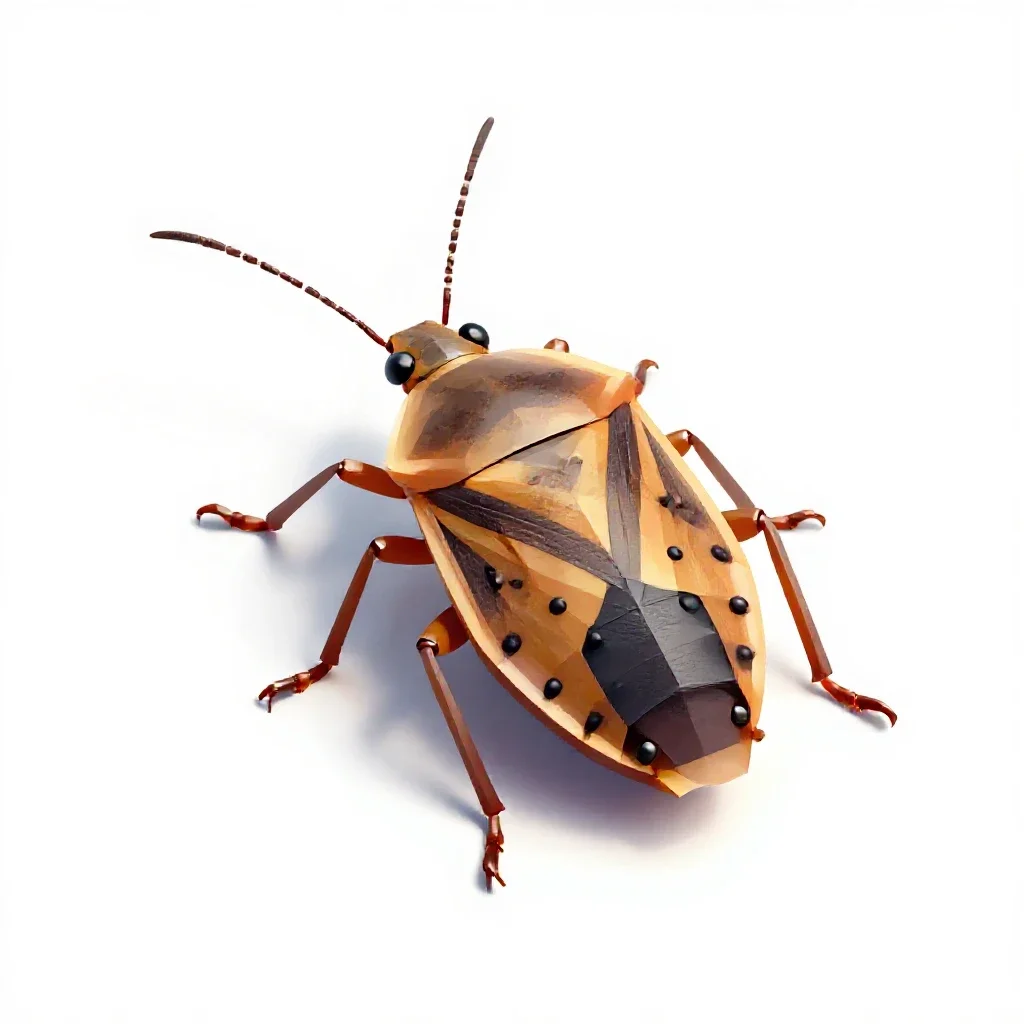 Bedbug isolated on a white background