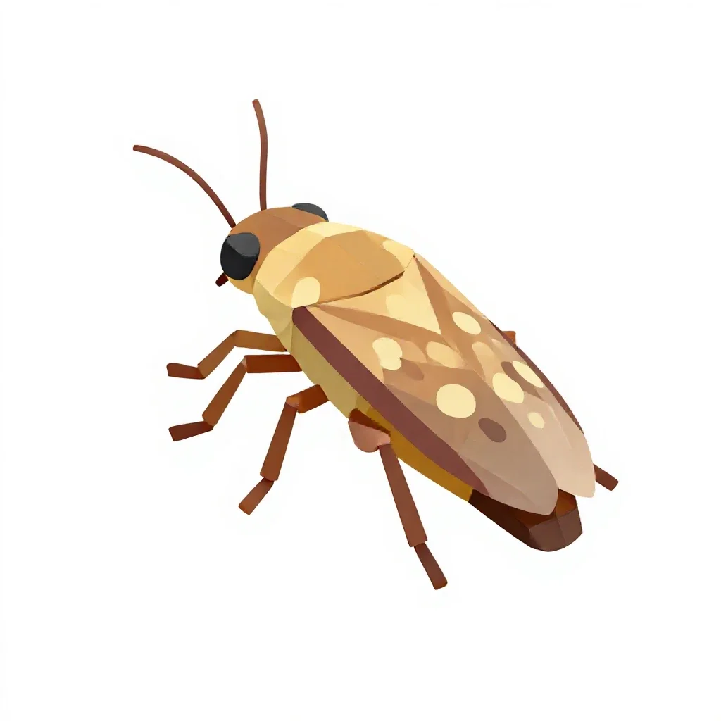 Bird louse isolated on a white background