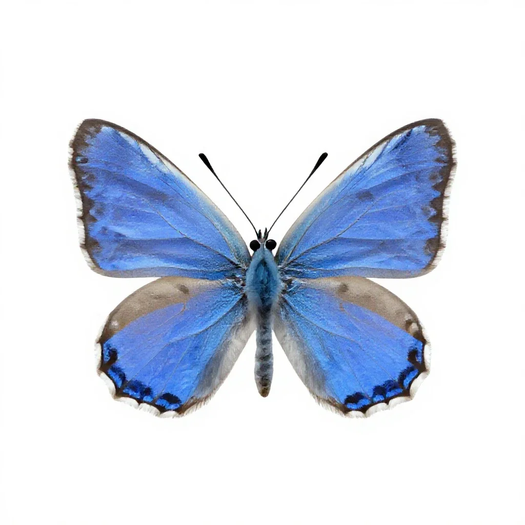 Blue isolated on a white background