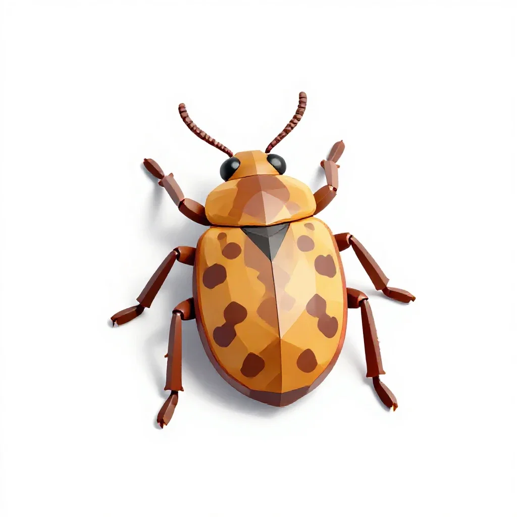 Bug isolated on a white background