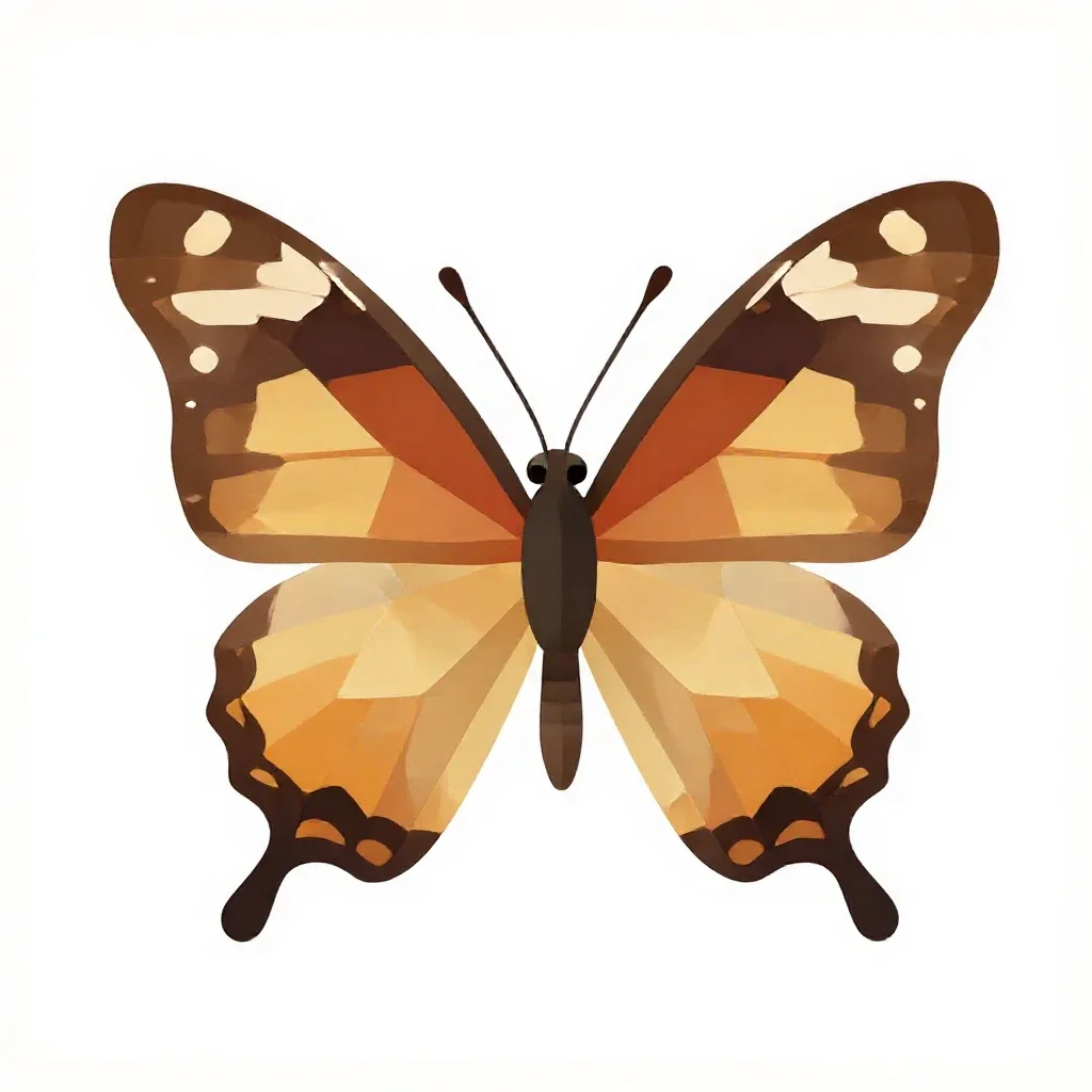 Cabbage butterfly isolated on a white background