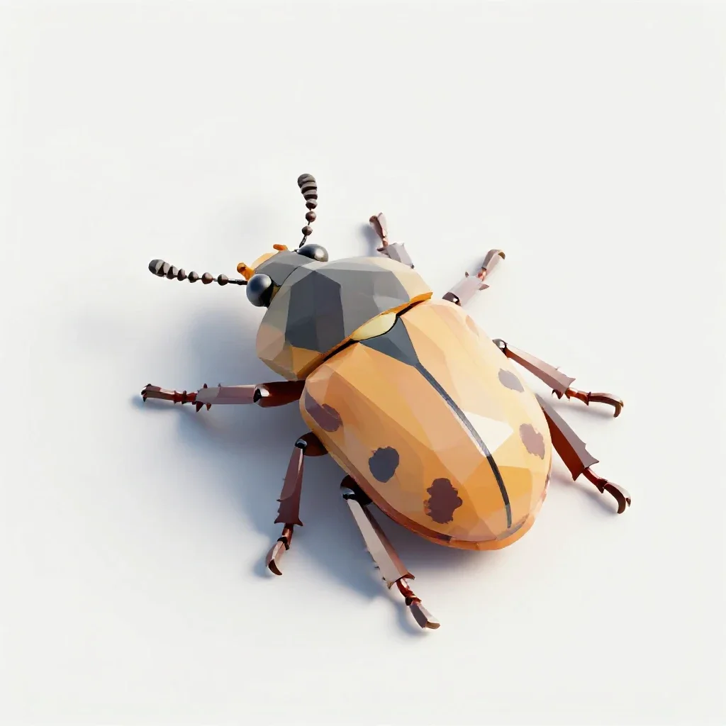 Calosoma isolated on a white background
