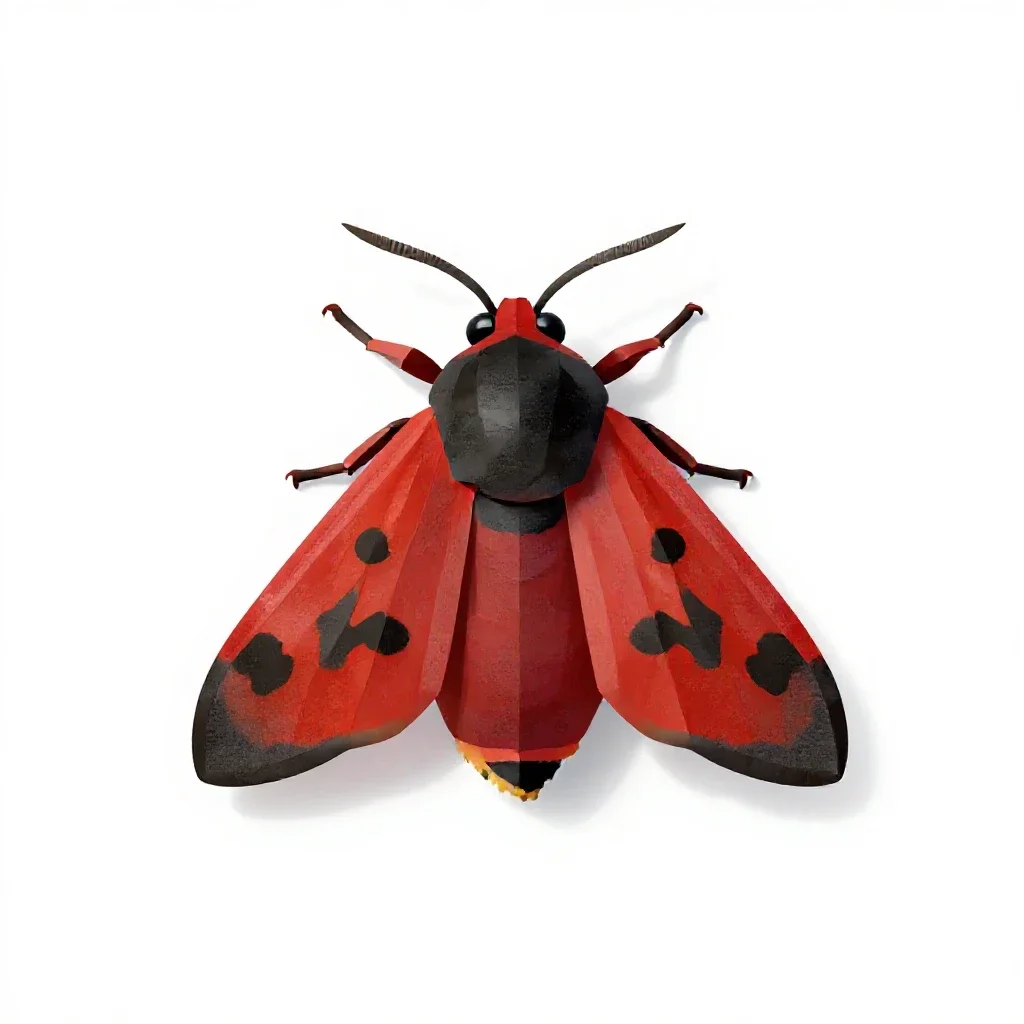 Cinnabar isolated on a white background