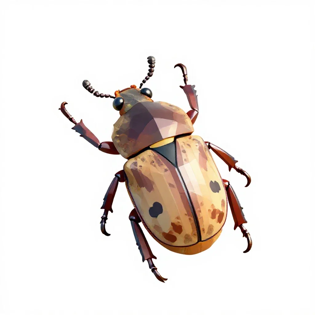 Click beetle isolated on a white background