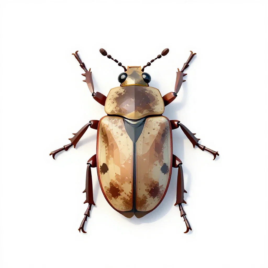 Coreid bug isolated on a white background