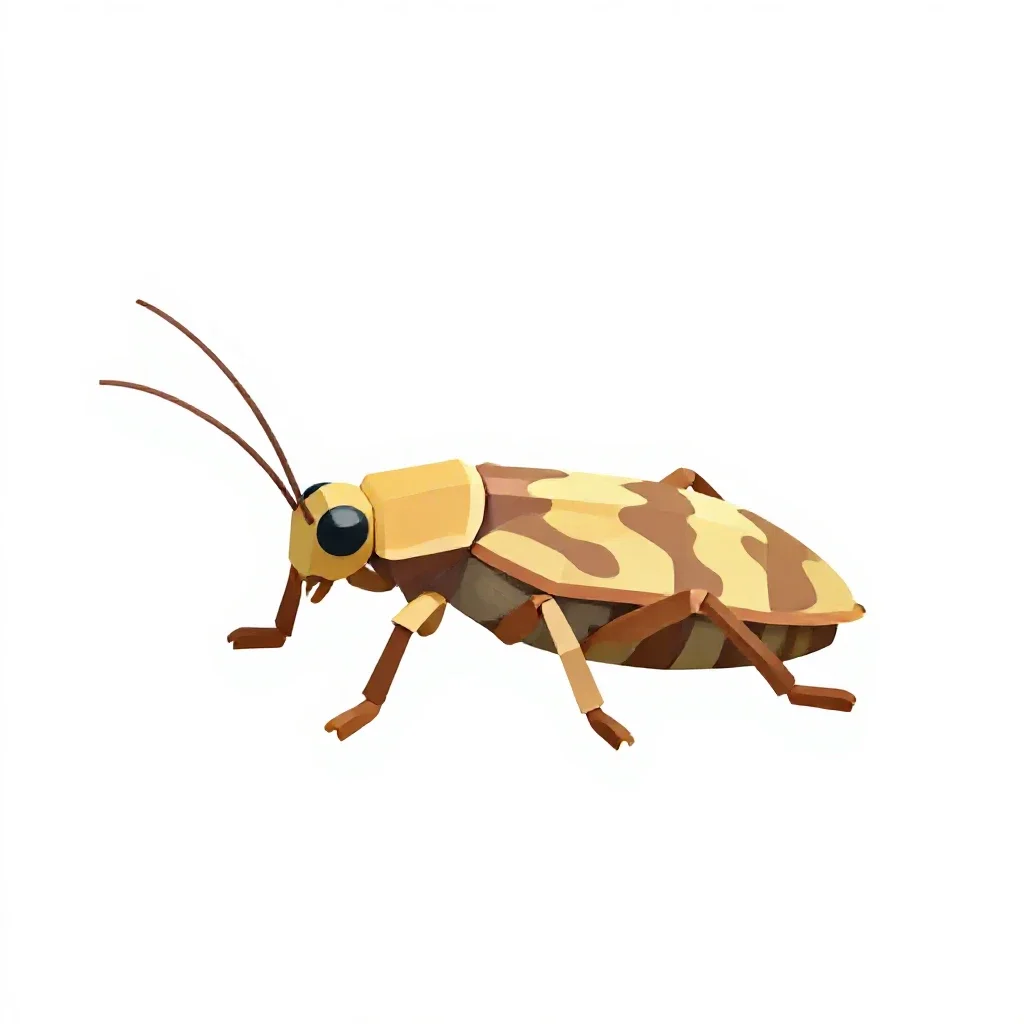 Diapheromera isolated on a white background