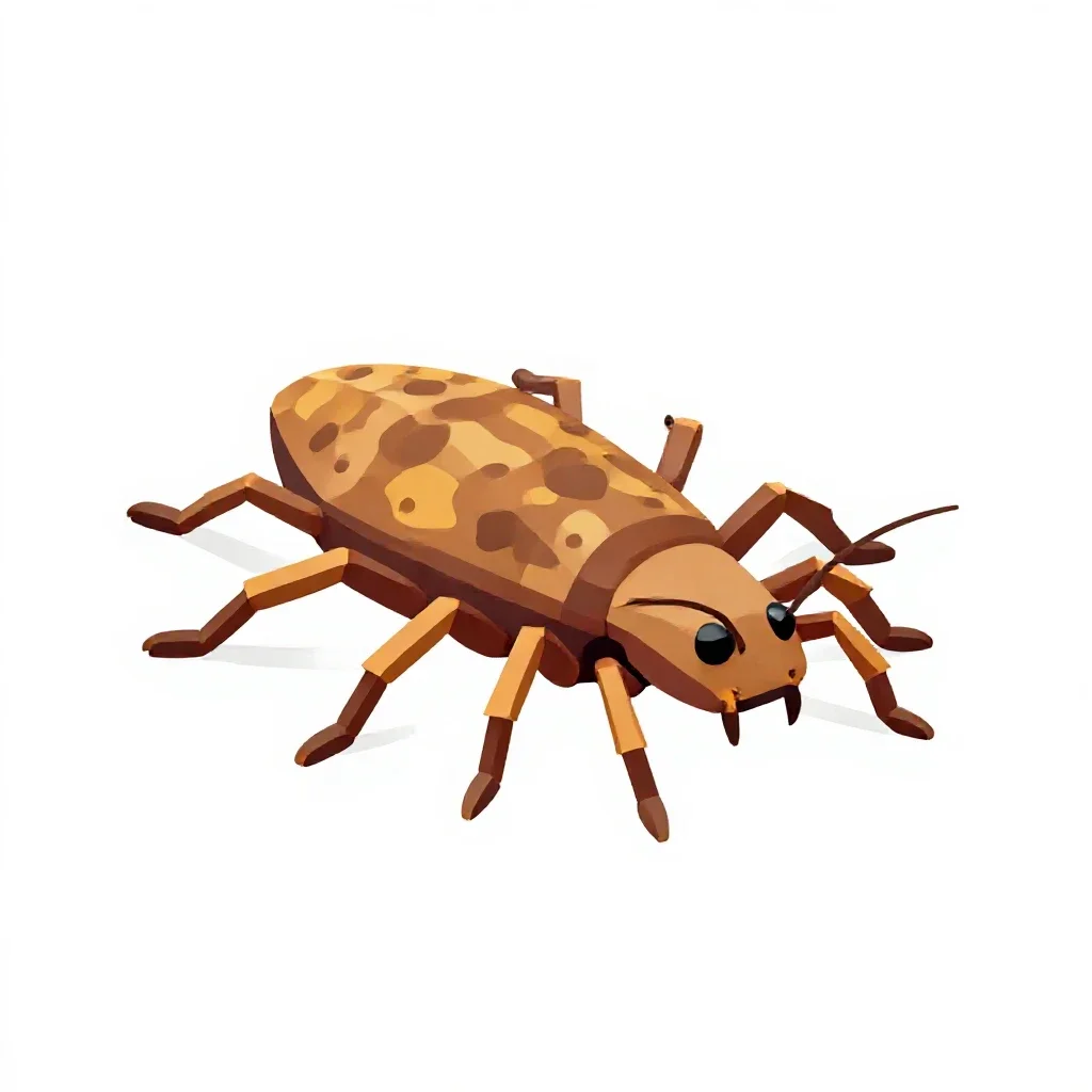 Firebrat isolated on a white background
