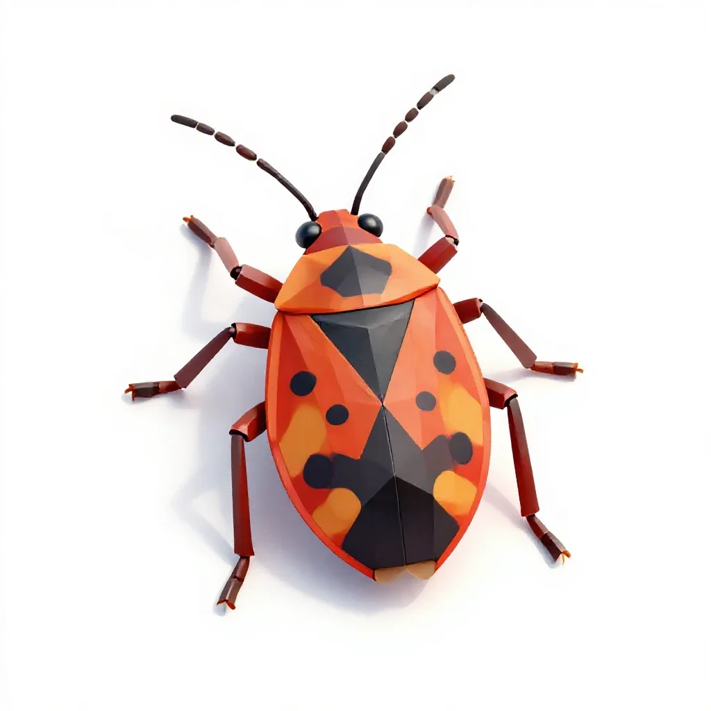 Firebug isolated on a white background