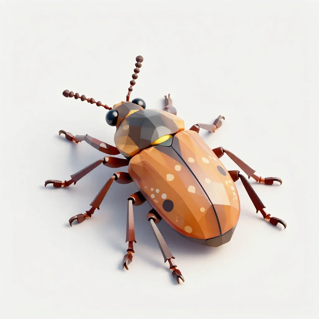 Firefly isolated on a white background