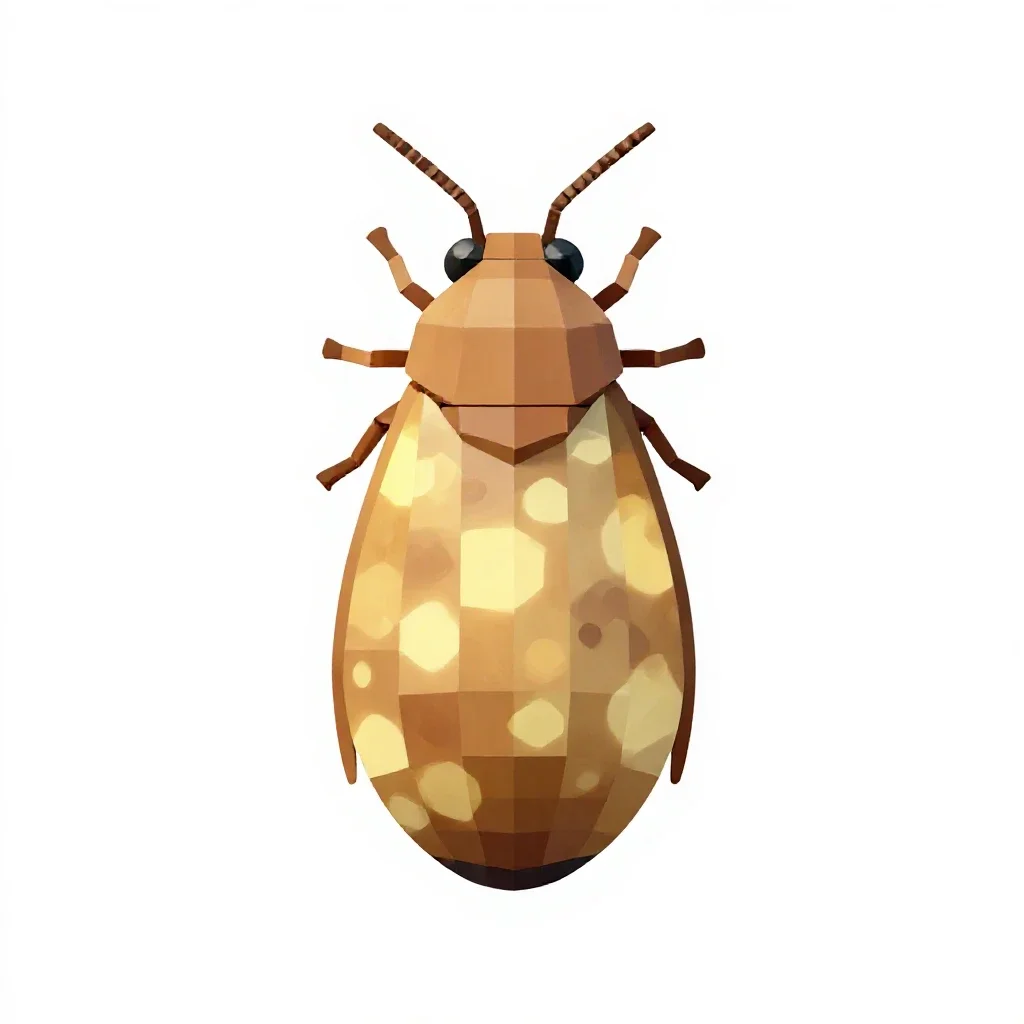 Glowworm isolated on a white background
