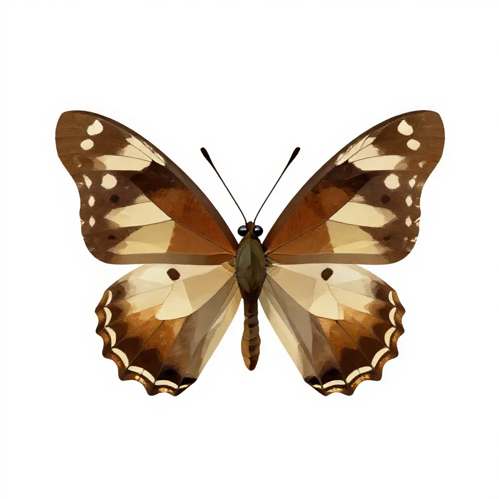 Hairstreak isolated on a white background