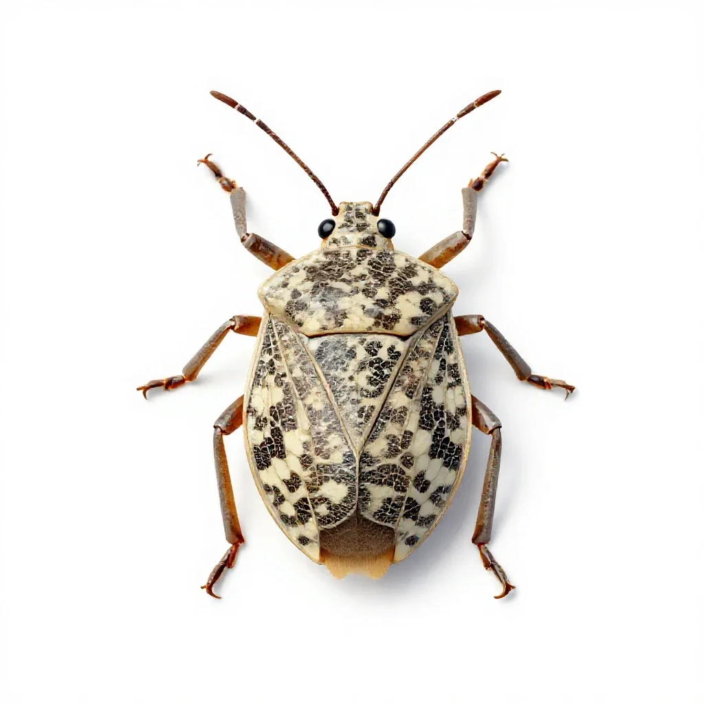 Lace bug isolated on a white background