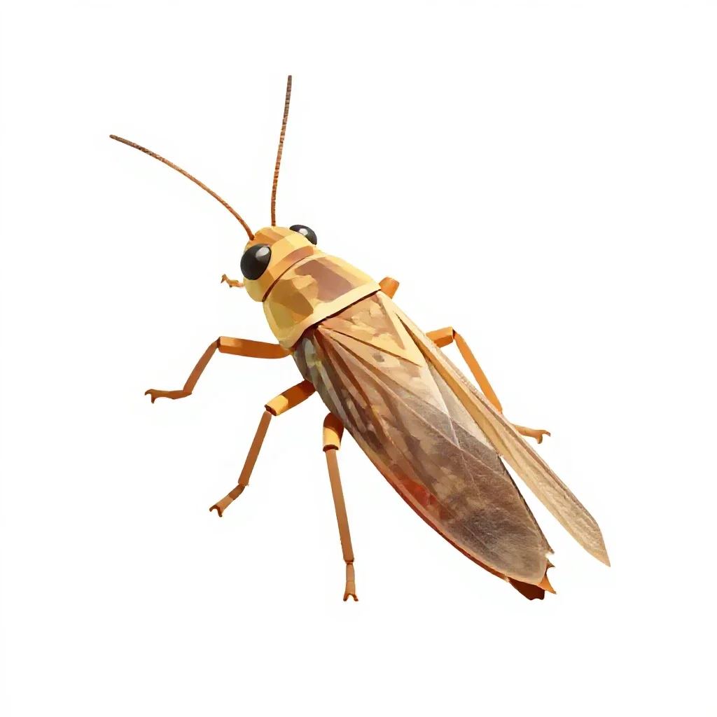 Lantern fly isolated on a white background