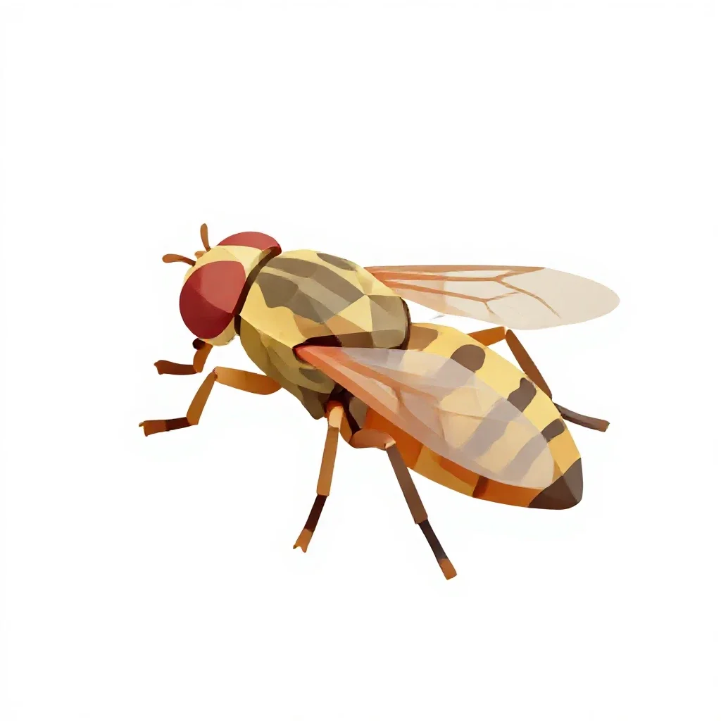 Louse fly isolated on a white background