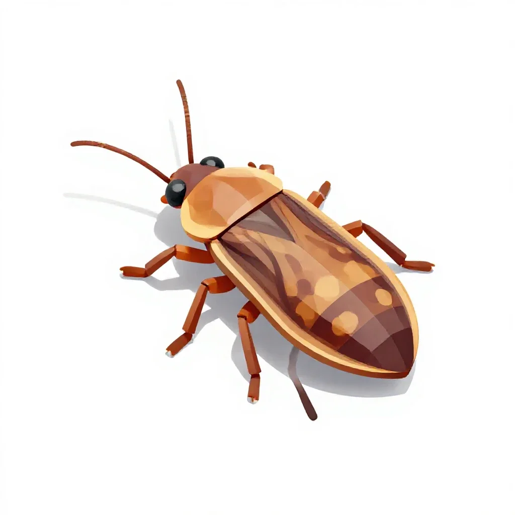 Louse isolated on a white background