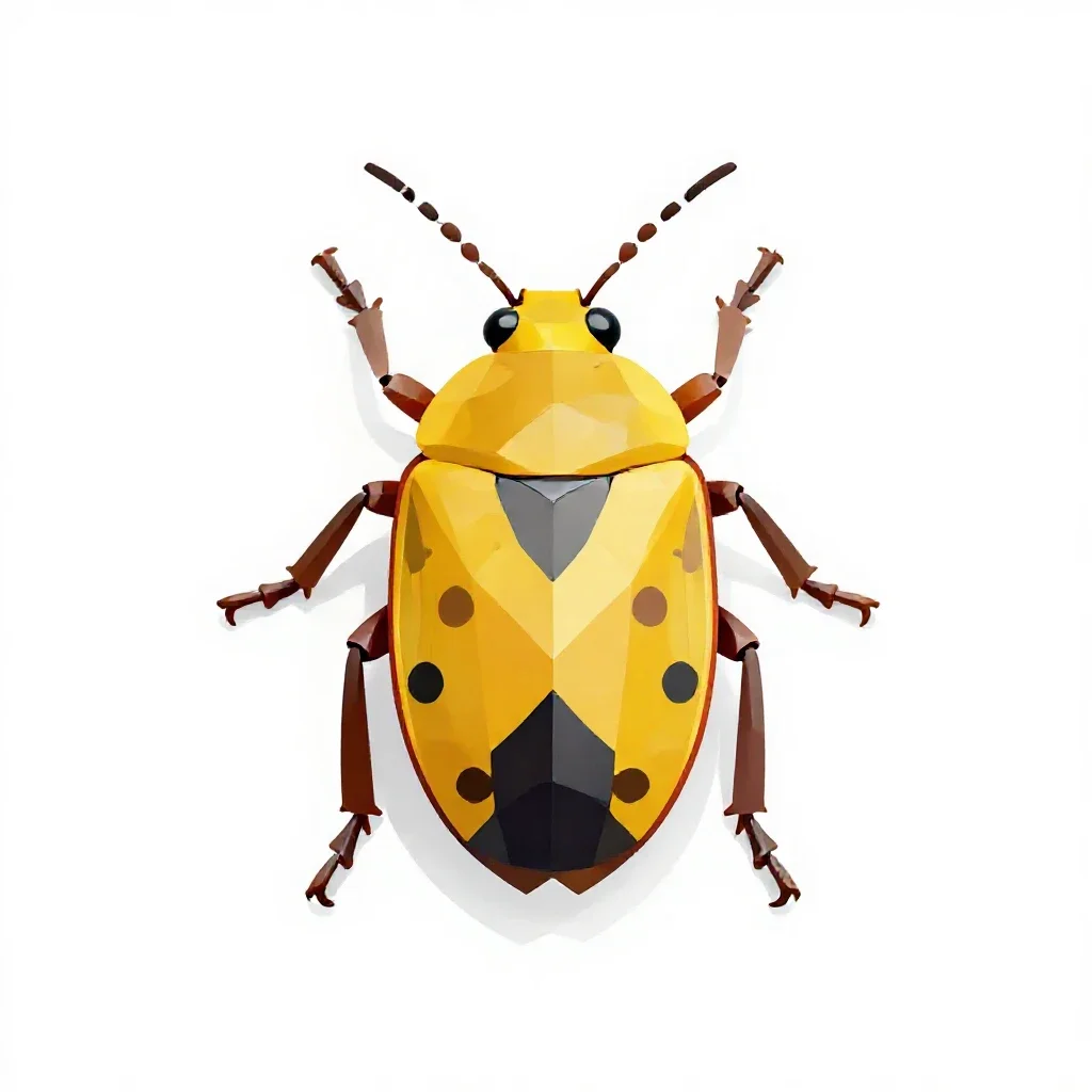 Lygaeid isolated on a white background