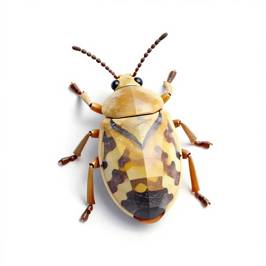 Mealybug isolated on a white background