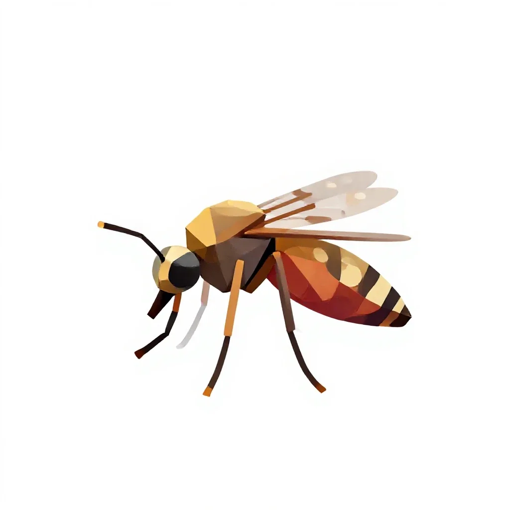 Mosquito isolated on a white background