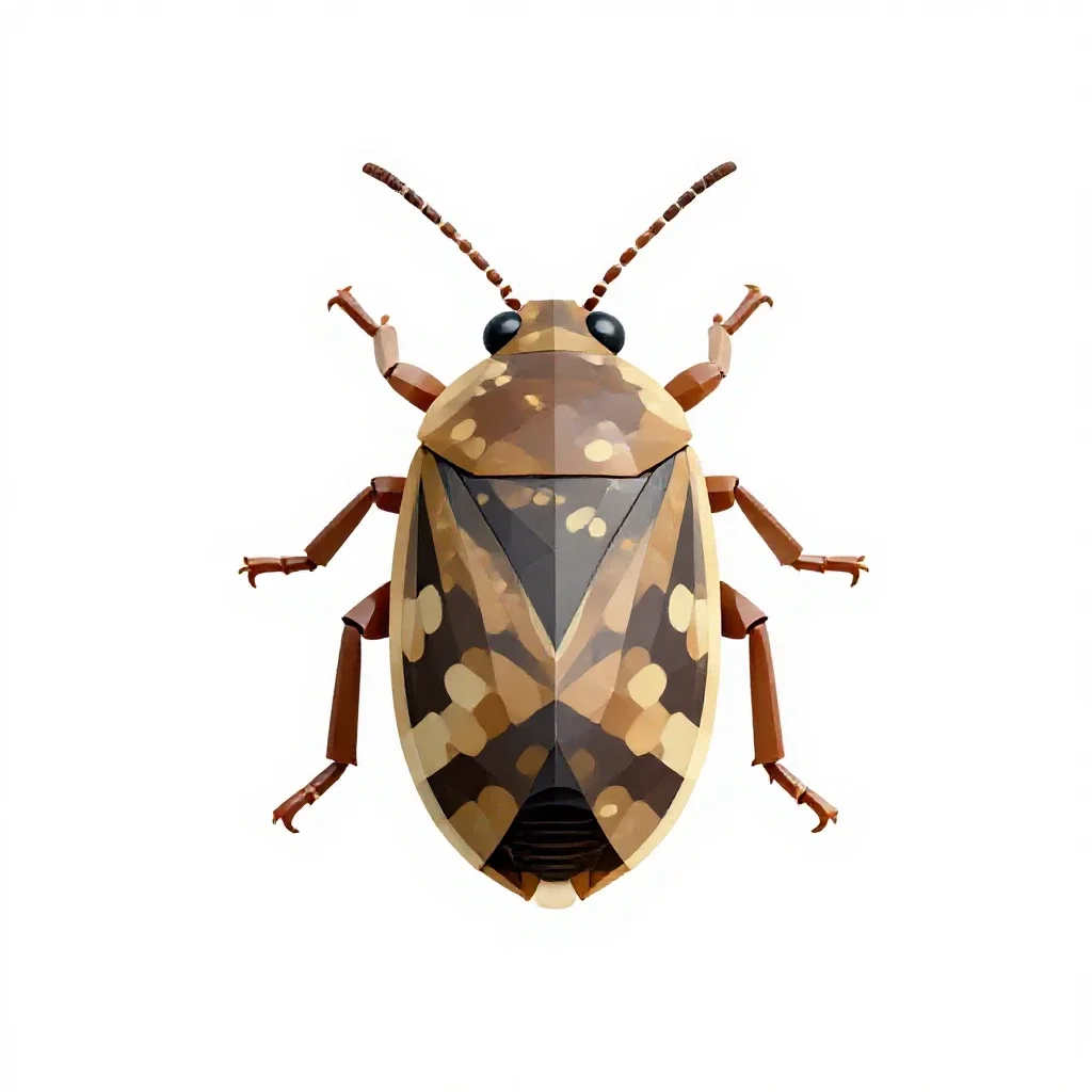 Pine spittlebug isolated on a white background