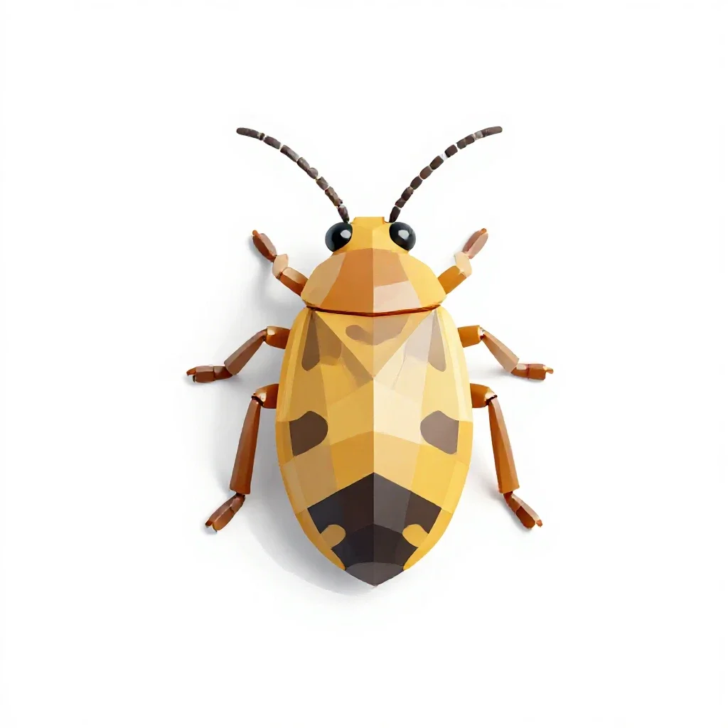 Plant louse isolated on a white background