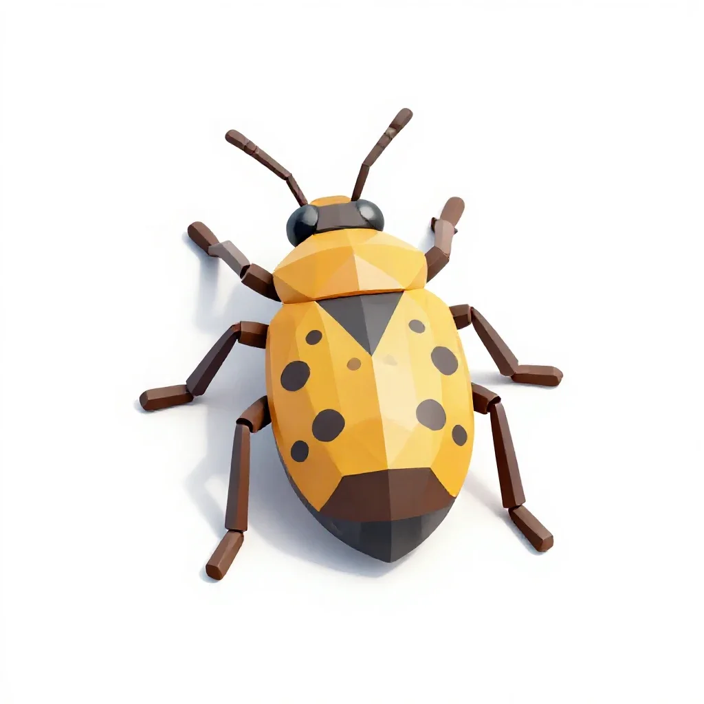 Scale insect isolated on a white background