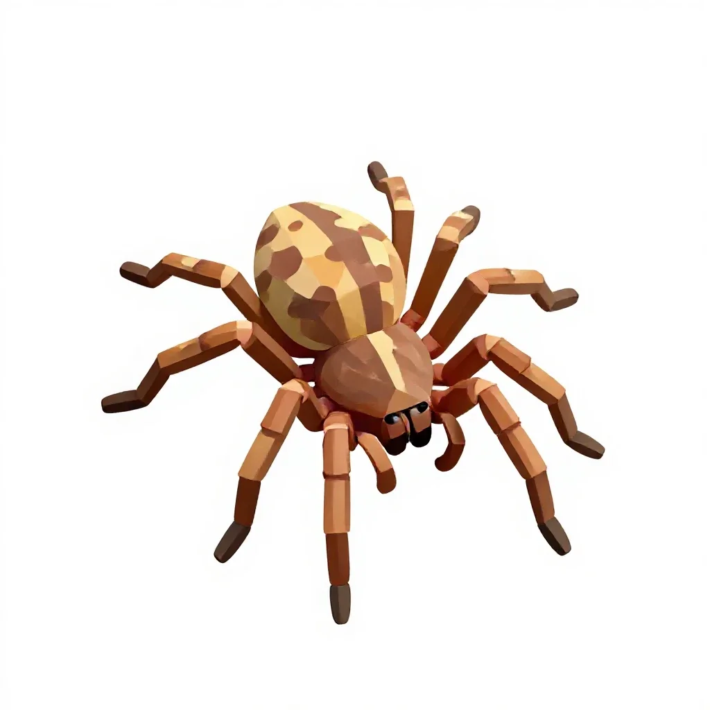 Spider mite isolated on a white background