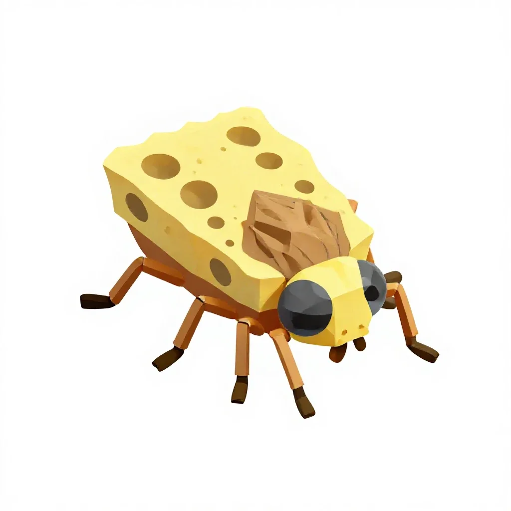 Spongefly isolated on a white background