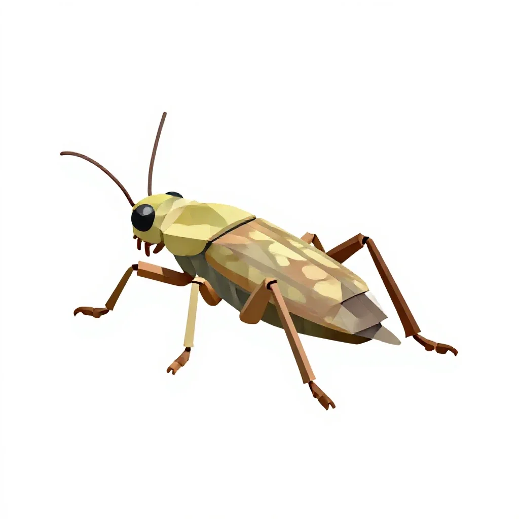 Treehopper isolated on a white background