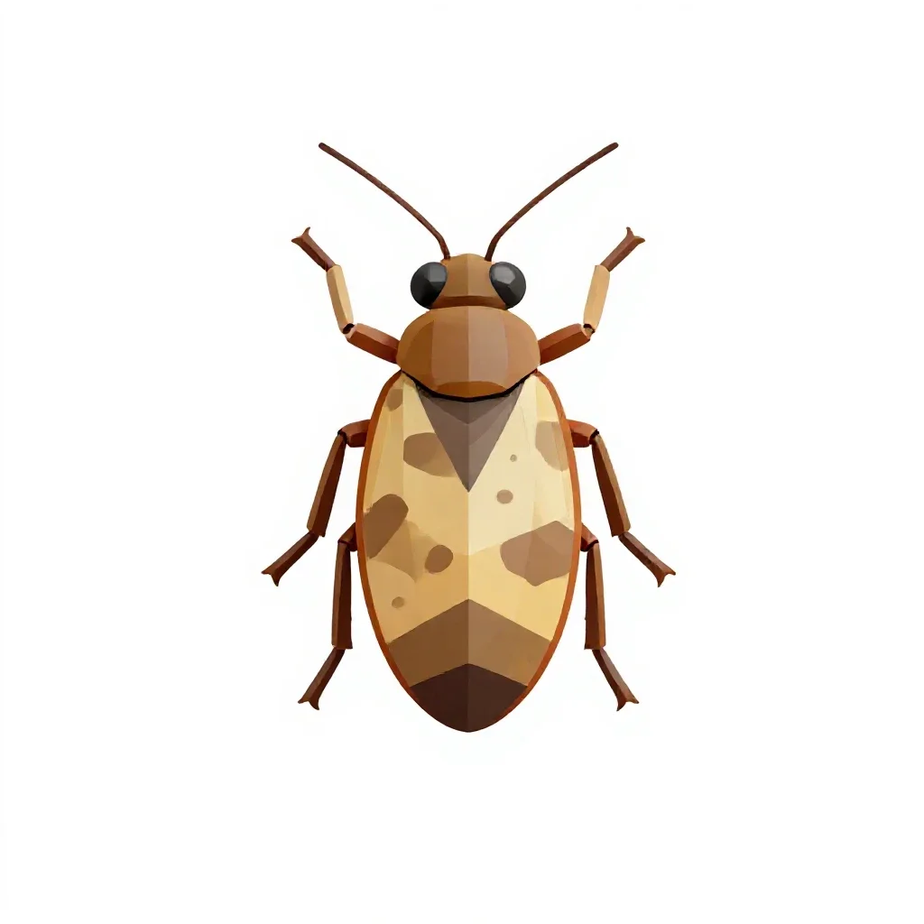 Trichopterous insect isolated on a white background