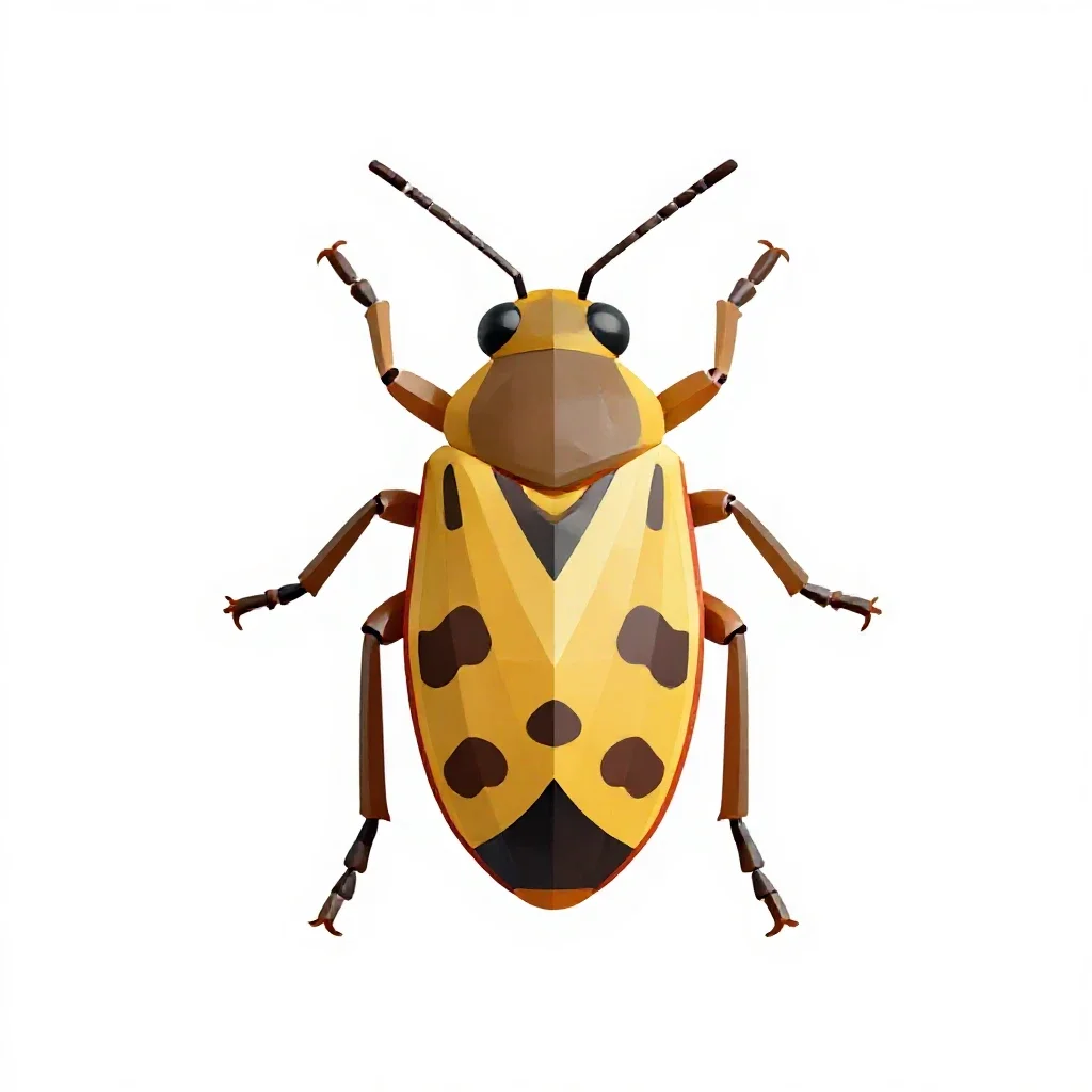 True bug isolated on a white background