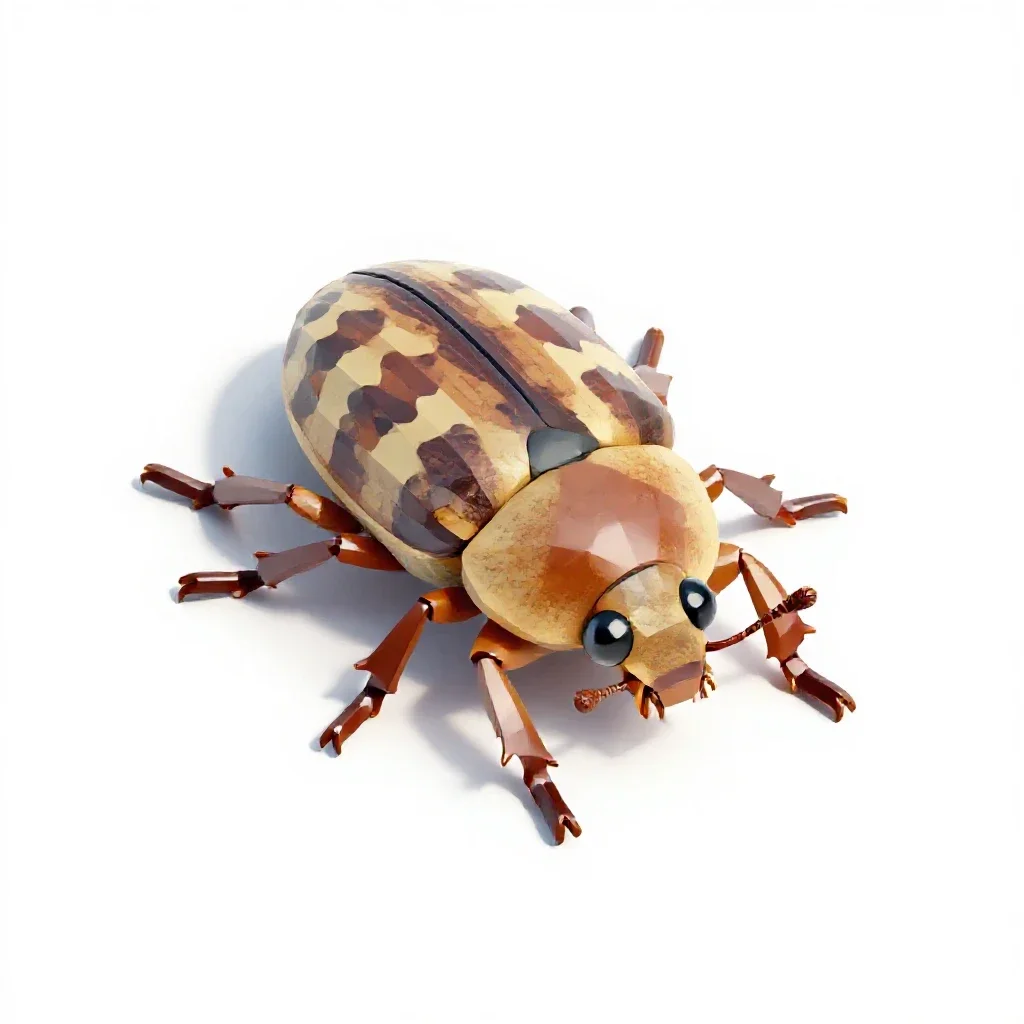 Tumblebug isolated on a white background