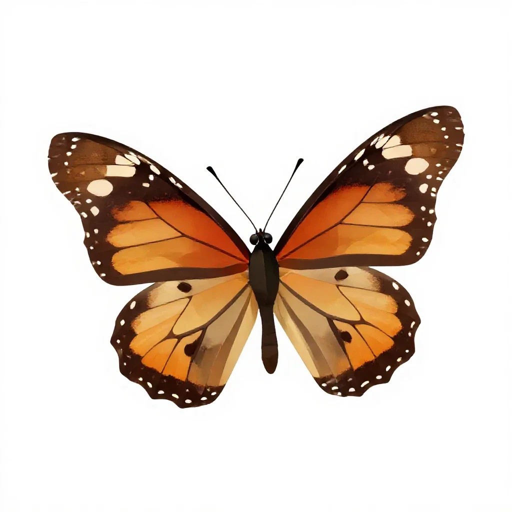 Viceroy isolated on a white background