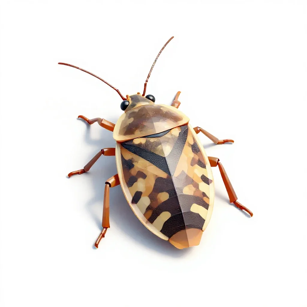 Water bug isolated on a white background