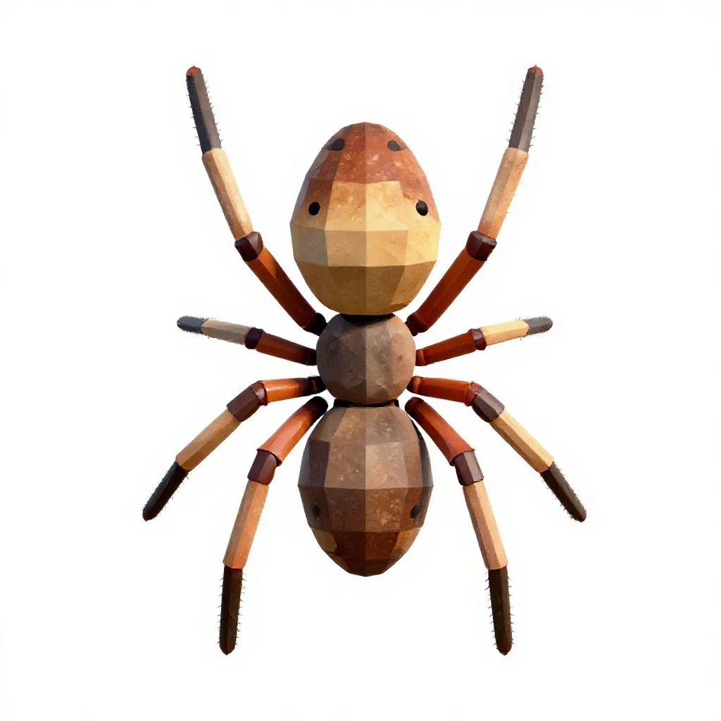 Web spinner isolated on a white background