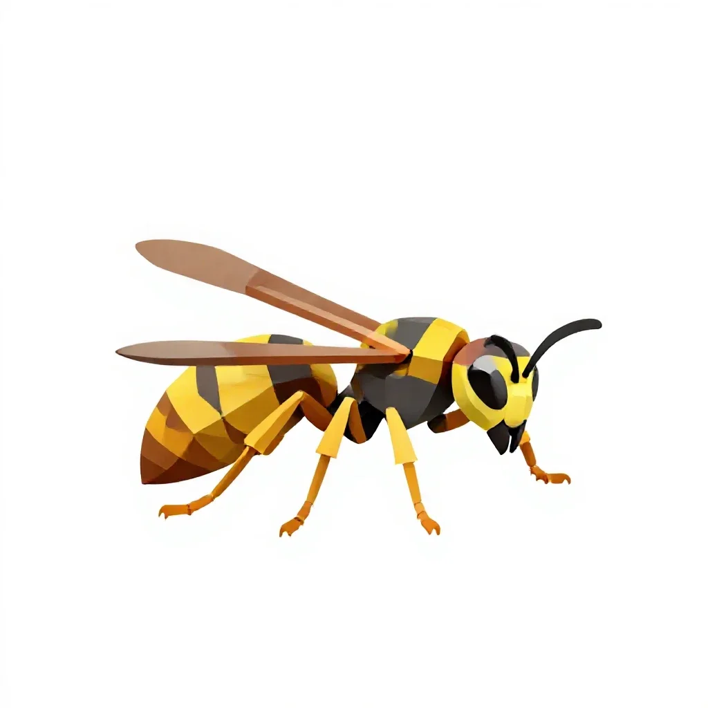 Yellow jacket isolated on a white background