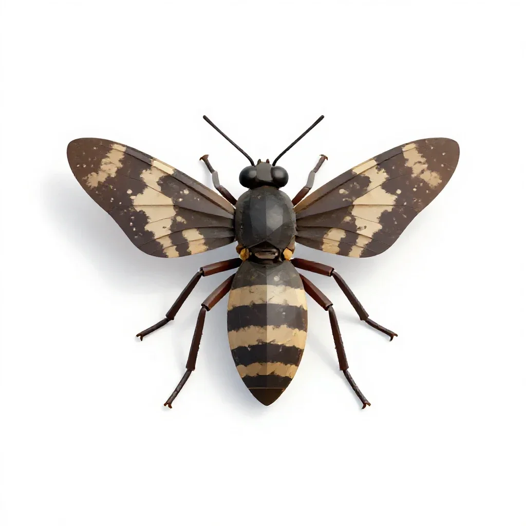 Alderfly isolated on a white background