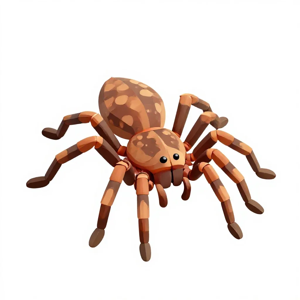 Arachnid isolated on a white background