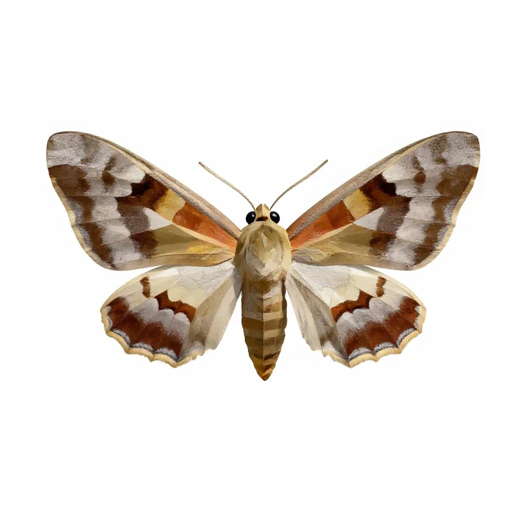 Underwing isolated on a white background