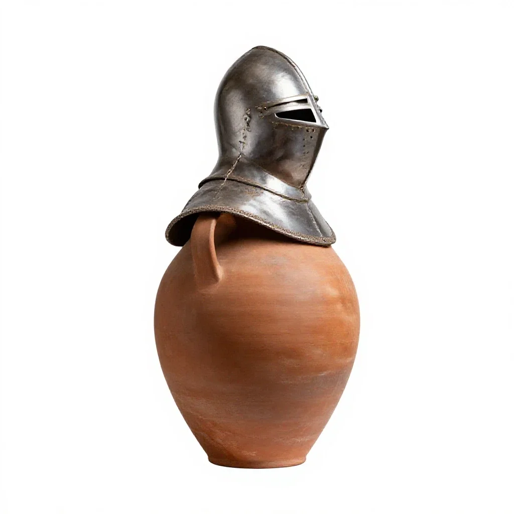 Heaume isolated on a white background