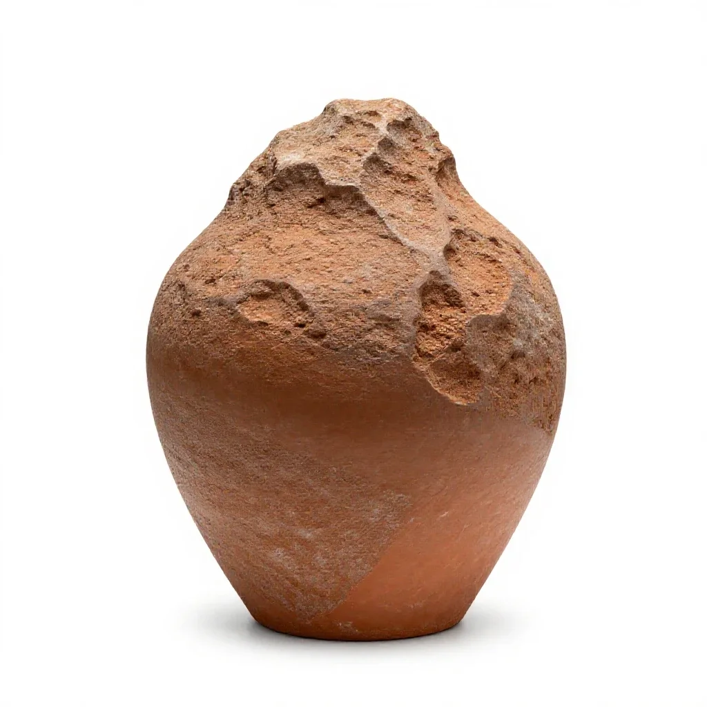 Petrifaction isolated on a white background