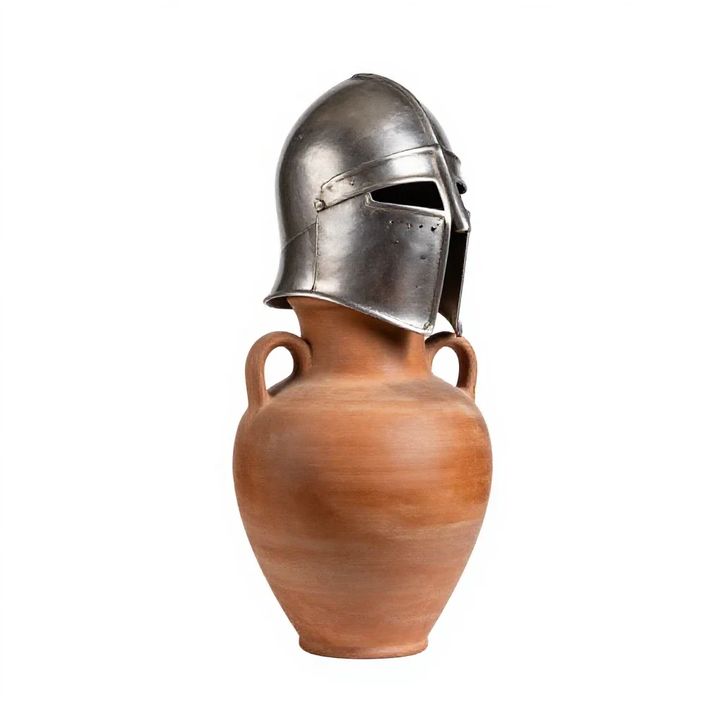 Sallet isolated on a white background
