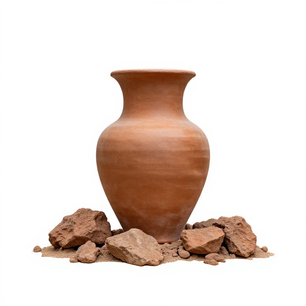 Outcrop isolated on a white background