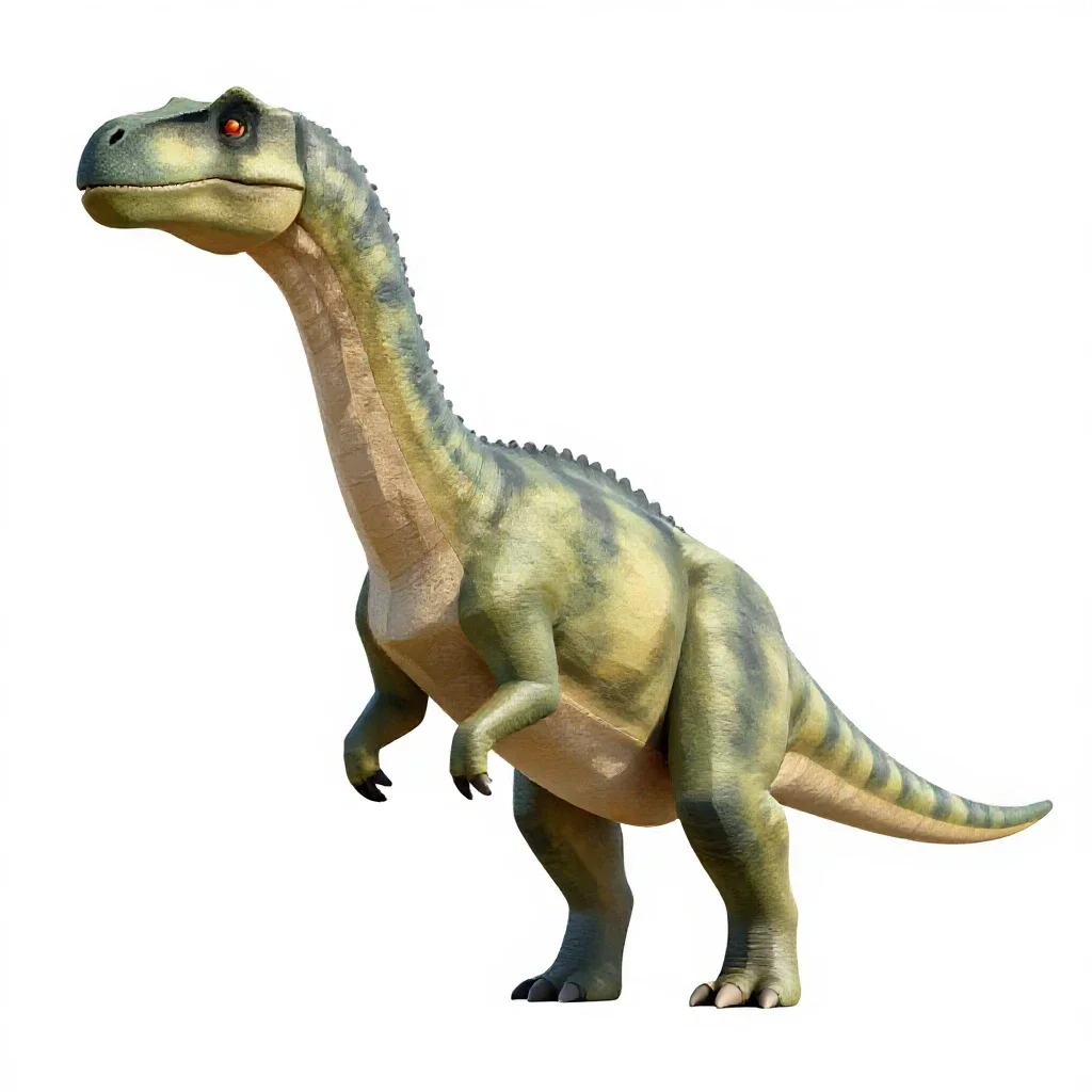 Barosaur isolated on a white background