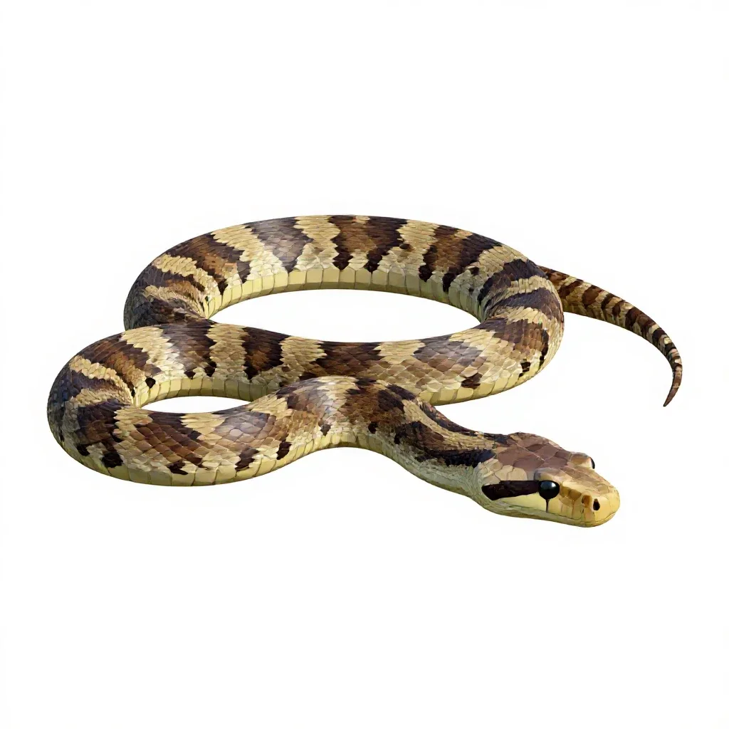 Boa isolated on a white background