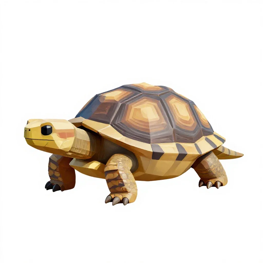 Chelonian isolated on a white background