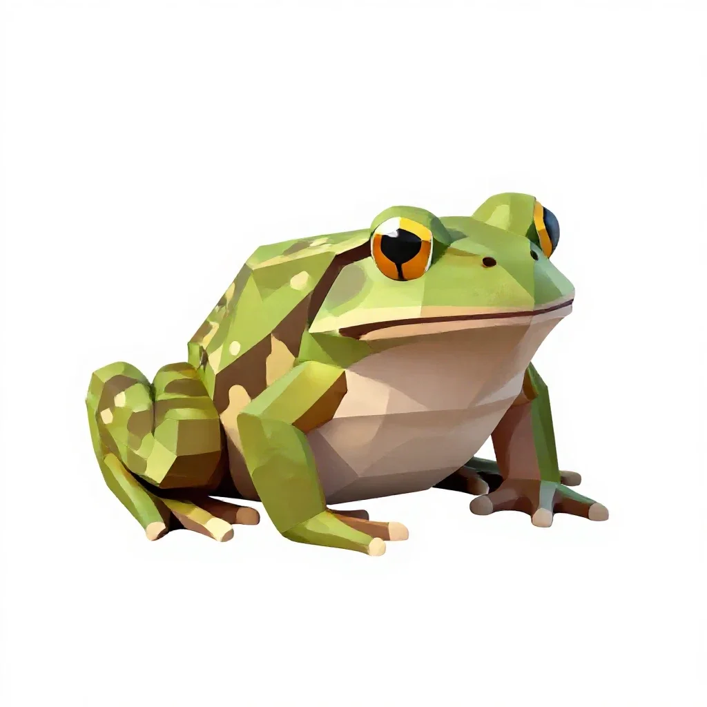 Chorus frog isolated on a white background