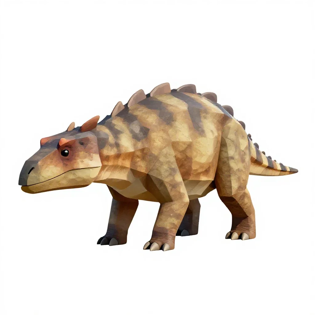 Dicynodont isolated on a white background